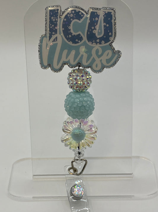 ICU Nurses-Blue Flower