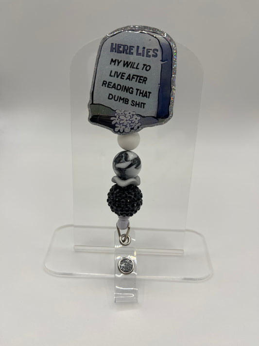 Here Lies My Will to Live