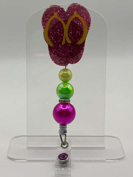 Flip Flip- Pink Glitter-Pink