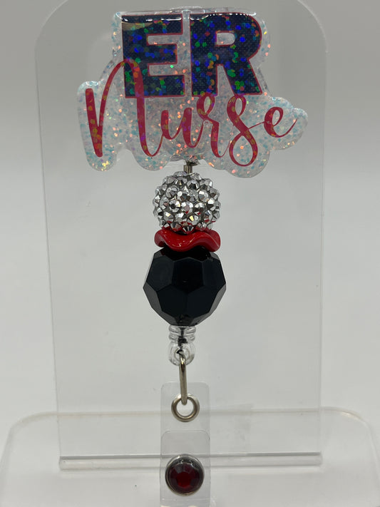 ER Nurse-Red and Black