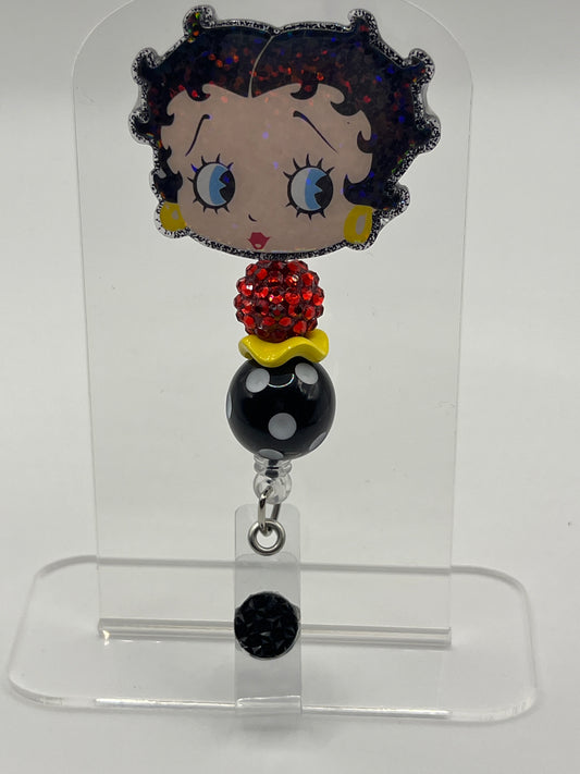 Boop- Black Polka Dot