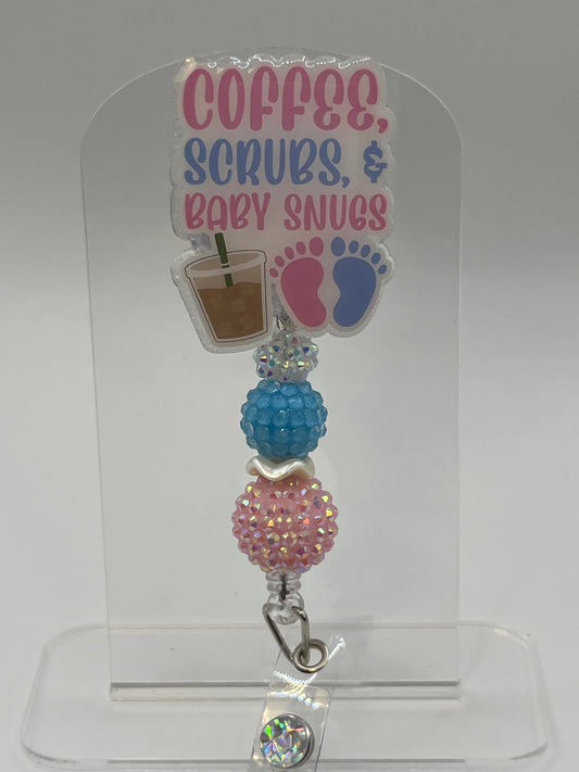 Coffee, Scrubs, and Baby Snugs