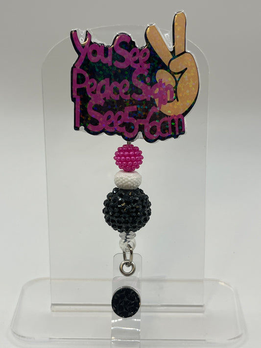 You See Peace Sign I see 5-6cm