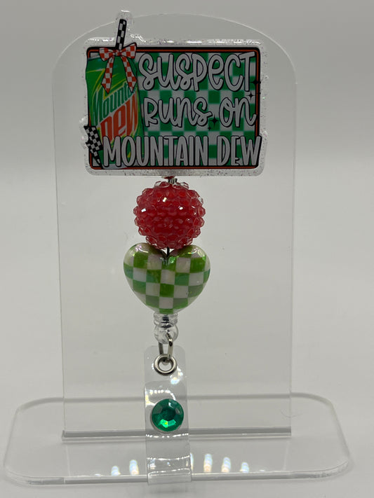 Suspect Runs on Mt. Dew