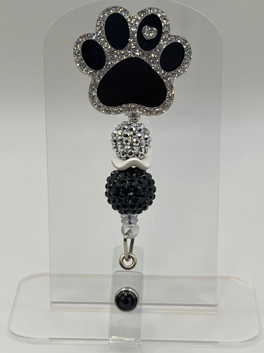 Paw-Black and Silver