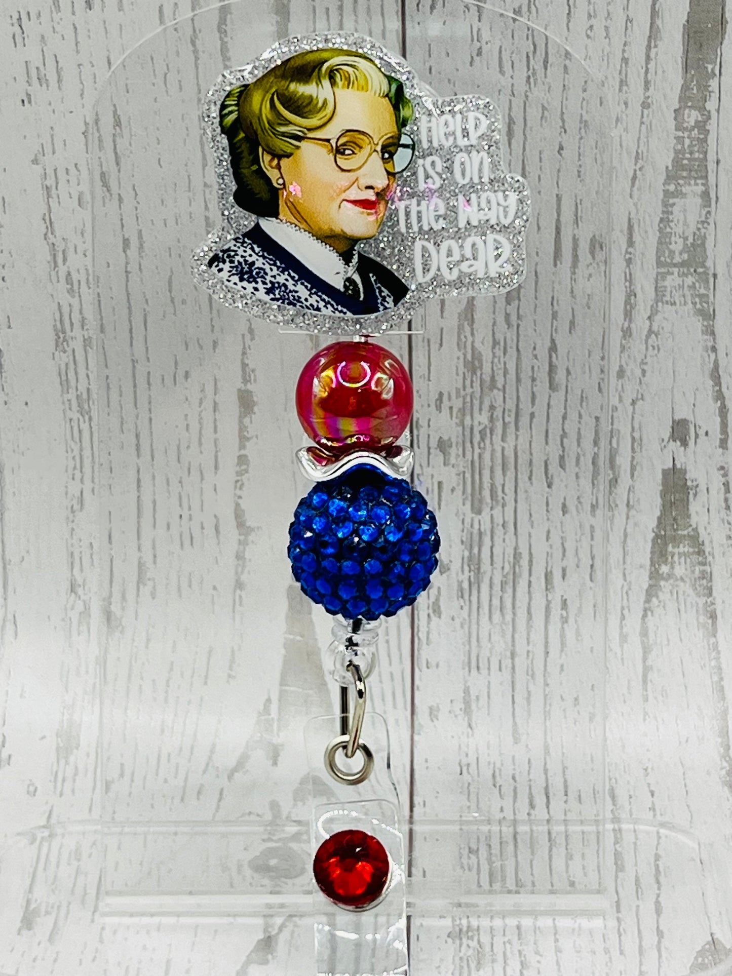 Ms.Doubtfire-Blue and Red