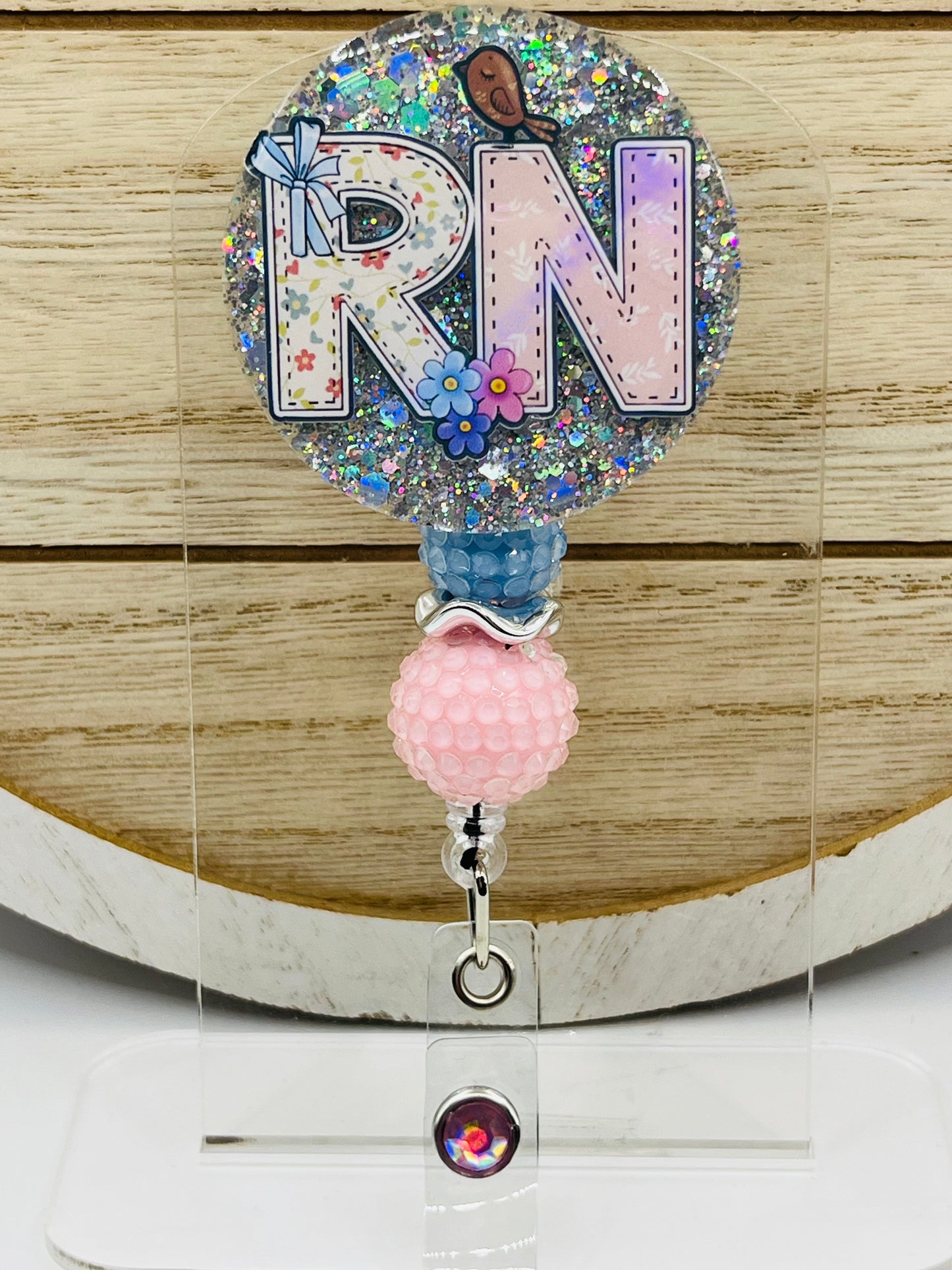 RN- Round Pastel with Bird
