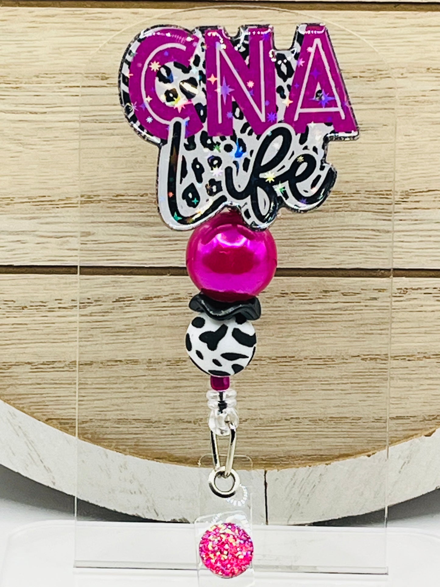 CNA LIFE-Pink and Black Cheetah