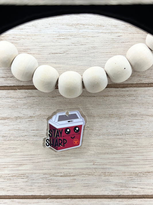 Lil Sharps Container Charm
