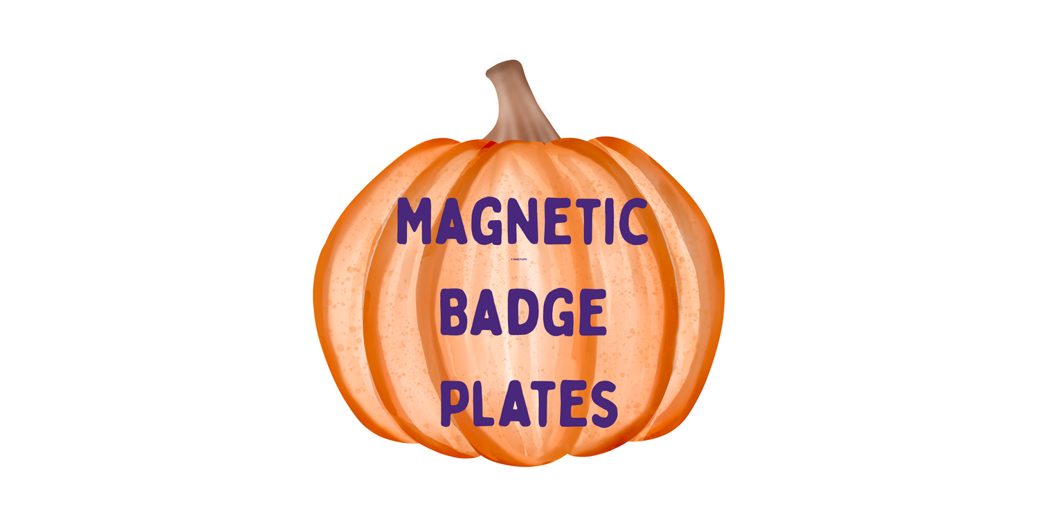 Magnetic Badge Plates