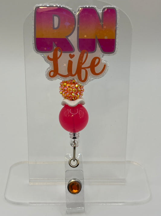 RN Life- Orange and Pink