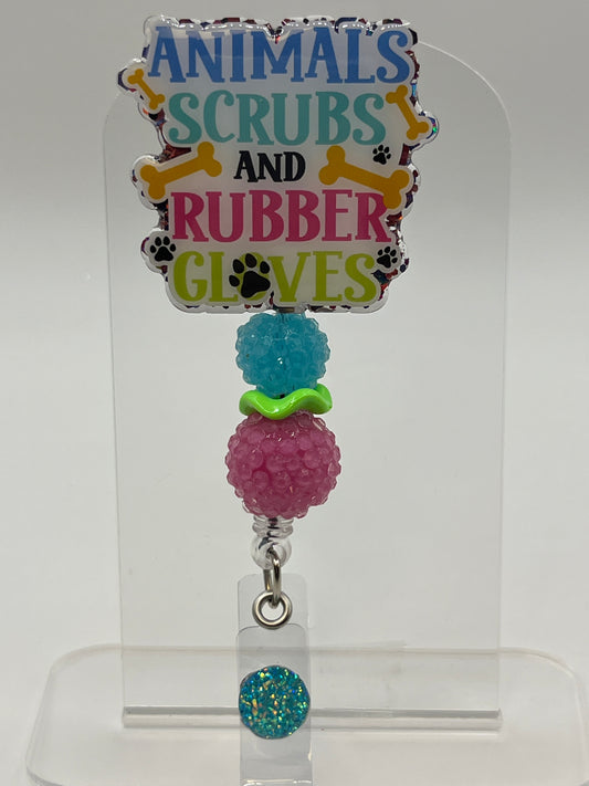 Animals, Scrubs, and Rubber Gloves
