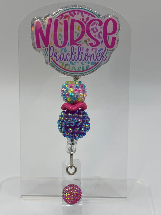 Nurse Practitioner-Colorful Leopard