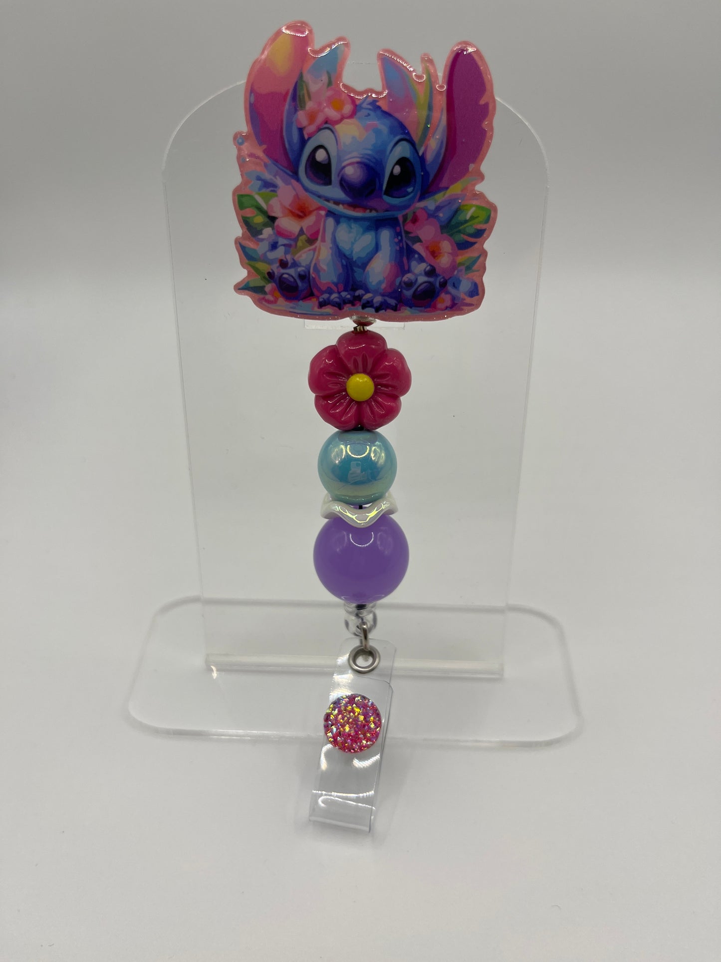 Stitch-Pink Flower