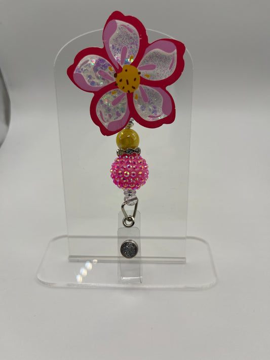 Pink Flower-Shaker