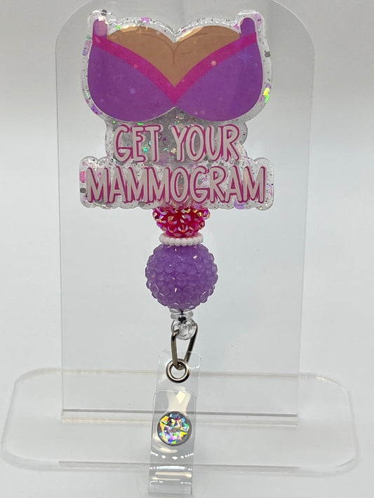 Get Your Mammogram-Purple