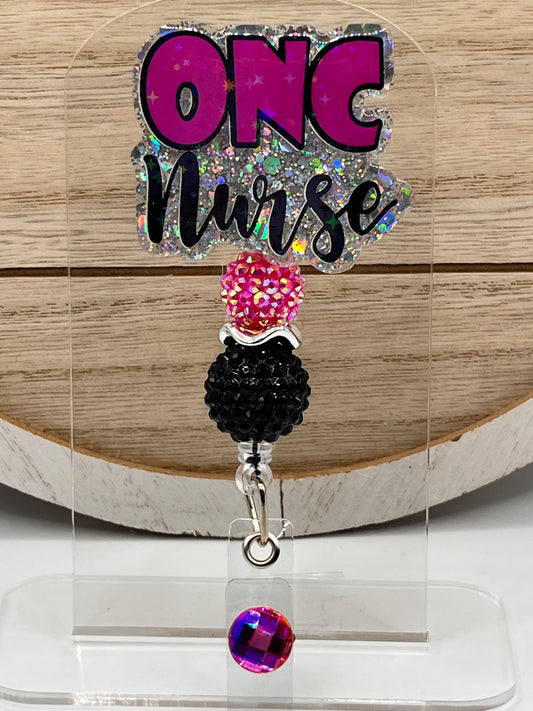 ONC Nurse-Pink and Black